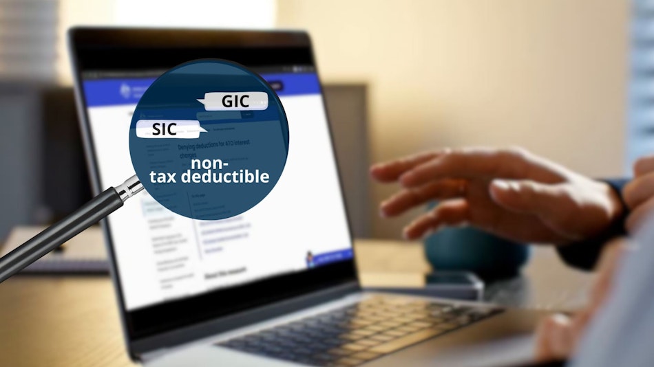 Changes to the Tax Deductibility of GIC and SIC